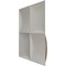 Ekena Millwork 19 5/8in. W x 19 5/8in. H Smith EnduraWall Decorative 3D Wall Panel Covers 2.67 Sq. Ft. WP20X20SMCCB - alternate 4